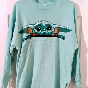 Disney Parks Star Wars Baby Yoda‎ Mandalorian Spirit Jersey Adult Size XS